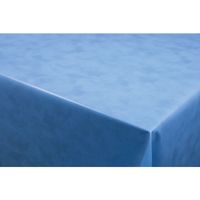 Tafelzeil/tafelkleed gemeleerd blauw 140 x 180 cm