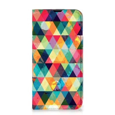 iPhone 14 | Hoesje met Magneet | Geruit