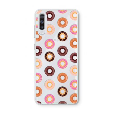 Donuts: Samsung Galaxy A70 Transparant Hoesje