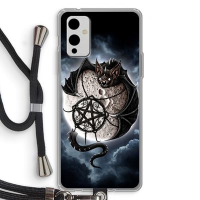 Volle maan: OnePlus 9 Transparant Hoesje met koord