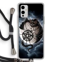 Volle maan: OnePlus 9 Transparant Hoesje met koord