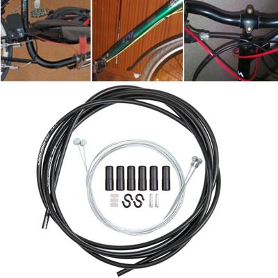 Universele fiets kabel buis set met variabele snelheid (zwart)