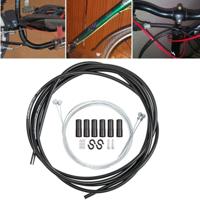 Universele fiets kabel buis set met variabele snelheid (zwart)