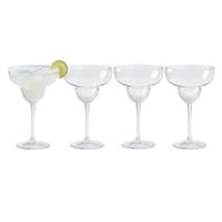 Margaritha glazen - 4x stuks - glas - 300ml - cocktail - cocktailglazen - margaritha glazen - thumbnail