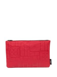 CHANEL Pre-Owned pochette à imprimé graphique (années 2000) - Rouge