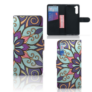 OnePlus Nord Hoesje Purple Flower