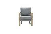 Morgana dining fauteuil VW vint.teak/c.black/mystic gr - Garden impressions