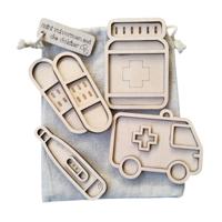 Kiddi Mini Vulvormen Set De Dokter