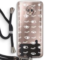 Eye pattern #3: Motorola Moto G6 Transparant Hoesje met koord Eye pattern #3: Motorola Moto G6 Transparant Hoesje met koord