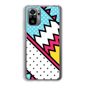 Pop Art #2: Xiaomi Redmi Note 10S Transparant Hoesje