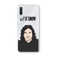 Let It Snow: Samsung Galaxy A70 Transparant Hoesje