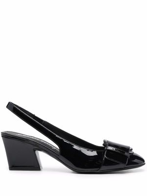 Ferragamo sandales Briget 55 mm en cuir verni - Noir
