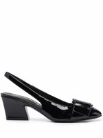 Ferragamo sandales Briget 55 mm en cuir verni - Noir