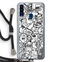 Vexx City #2: Samsung Galaxy A20s Transparant Hoesje met koord