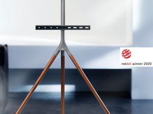 One For All Tripod WM 7471 tv-bevestiging 165,1 cm (65") Walnoot, Grijs