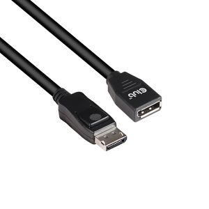 CLUB3D DisplayPort 1.4 Extension Cable 8K60Hz DSC 1.2 HBR3 HDR Bidirectional M/F 3m/9.84ft