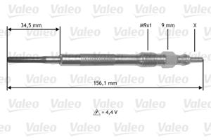 Valeo Gloeibougie 345219