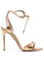 Aquazzura sandales 105 mm à bout ouvert - Or