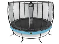 EXIT Elegant Premium trampoline ø427cm met Deluxe veiligheidsnet - blauw - thumbnail