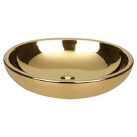 Differnz Dias waskom keramiek | goud | 50 x 38 x 14 cm