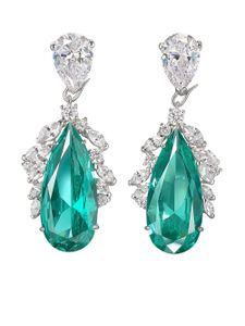 Anabela Chan boucles d'oreilles en or blanc 18ct - Bleu