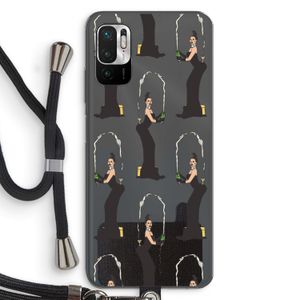 Pop Some Kim: Xiaomi Redmi Note 10 5G Transparant Hoesje met koord