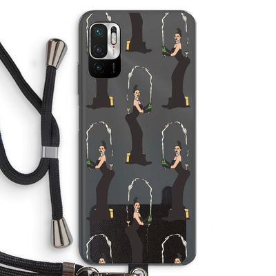 Pop Some Kim: Xiaomi Redmi Note 10 5G Transparant Hoesje met koord