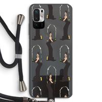 Pop Some Kim: Xiaomi Redmi Note 10 5G Transparant Hoesje met koord