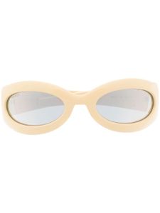 Gucci Eyewear lunettes de soleil à monture géométrique - Tons neutres