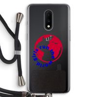 Run The World: OnePlus 7 Transparant Hoesje met koord
