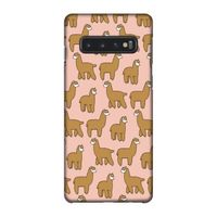 Alpacas: Samsung Galaxy S10 4G Volledig Geprint Hoesje