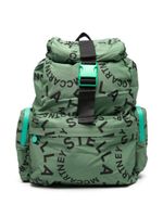Stella McCartney Kids sac à dos à logo imprimé - Vert