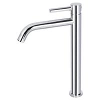 Differnz hoge kraan koud/warm - gebogen - 30.6 x 17.4 cm - chroom