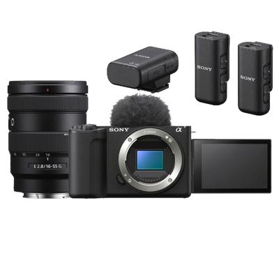 Sony ZV-E10 II + 16-55mm F/2.8 G + ECM-W3 microfoon