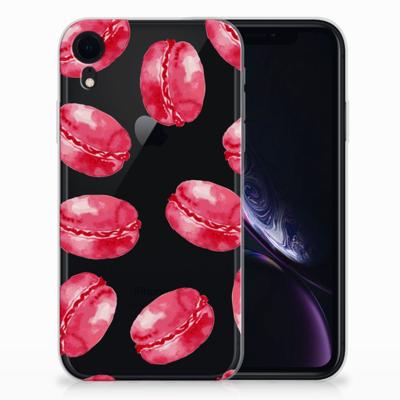 Apple iPhone Xr | Siliconen Case | Pink Macarons