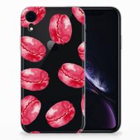 Apple iPhone Xr | Siliconen Case | Pink Macarons