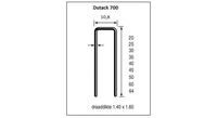 Dutack 11.1mm nieten | 50mm | 10.000 stuks - 5056044