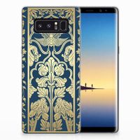 Samsung Galaxy Note 8 TPU Case Beige Flowers - thumbnail