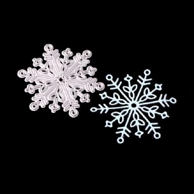 Kerst Snowflake metalen snijden schimmel zelfgemaakte scrapbook album stempel papier kaart Embossing