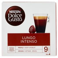 Nescafe Dolce Gusto Lungo Intenso capsules  16 koffiecups Aanbieding bij Jumbo |  2 doosjes a 16 stuks - thumbnail