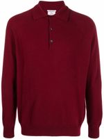 Woolrich polo en cachemire Luxe à manches longues - Rouge