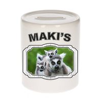 Dieren liefhebber maki spaarpot - maki apen cadeau - Spaarpotten - thumbnail