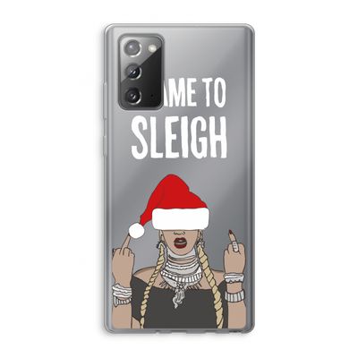Came To Sleigh: Samsung Galaxy Note 20 / Note 20 5G Transparant Hoesje