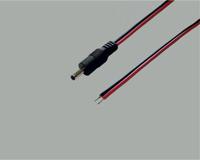 BKL Electronic Laagspannings-aansluitkabel Laagspanningsstekker - Open kabeleinde 3.5 mm 1.3 mm 1.3 mm 2.00 m 1 stuk(s)