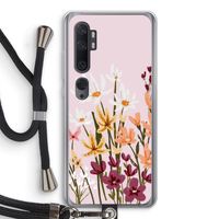 Painted wildflowers: Xiaomi Mi Note 10 Transparant Hoesje met koord