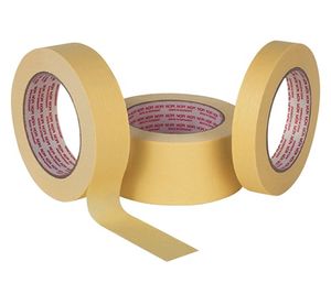 Tesa Universeel afdektape | licht gecrêpt | lichtbeige | lengte 50 m | breedte 38 mm | wiel | 8 stuks - 04349-00003-00 04349-00003-00