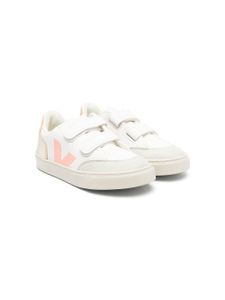 VEJA Kids baskets à patch logo - Blanc