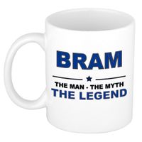 Bram The man, The myth the legend cadeau koffie mok / thee beker 300 ml - thumbnail