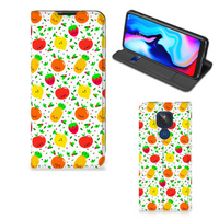 Motorola Moto G9 Play Flip Style Cover Fruits - thumbnail