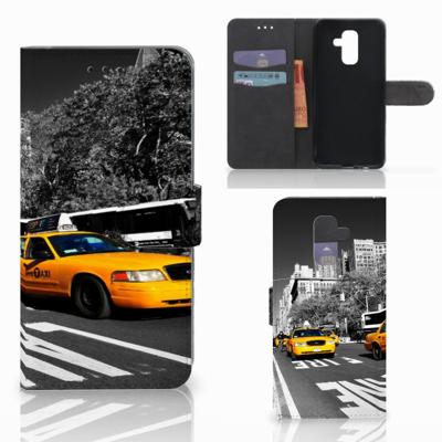 Samsung Galaxy A6 Plus 2018 | Flip Cover | New York Taxi | Portemonnee hoesje